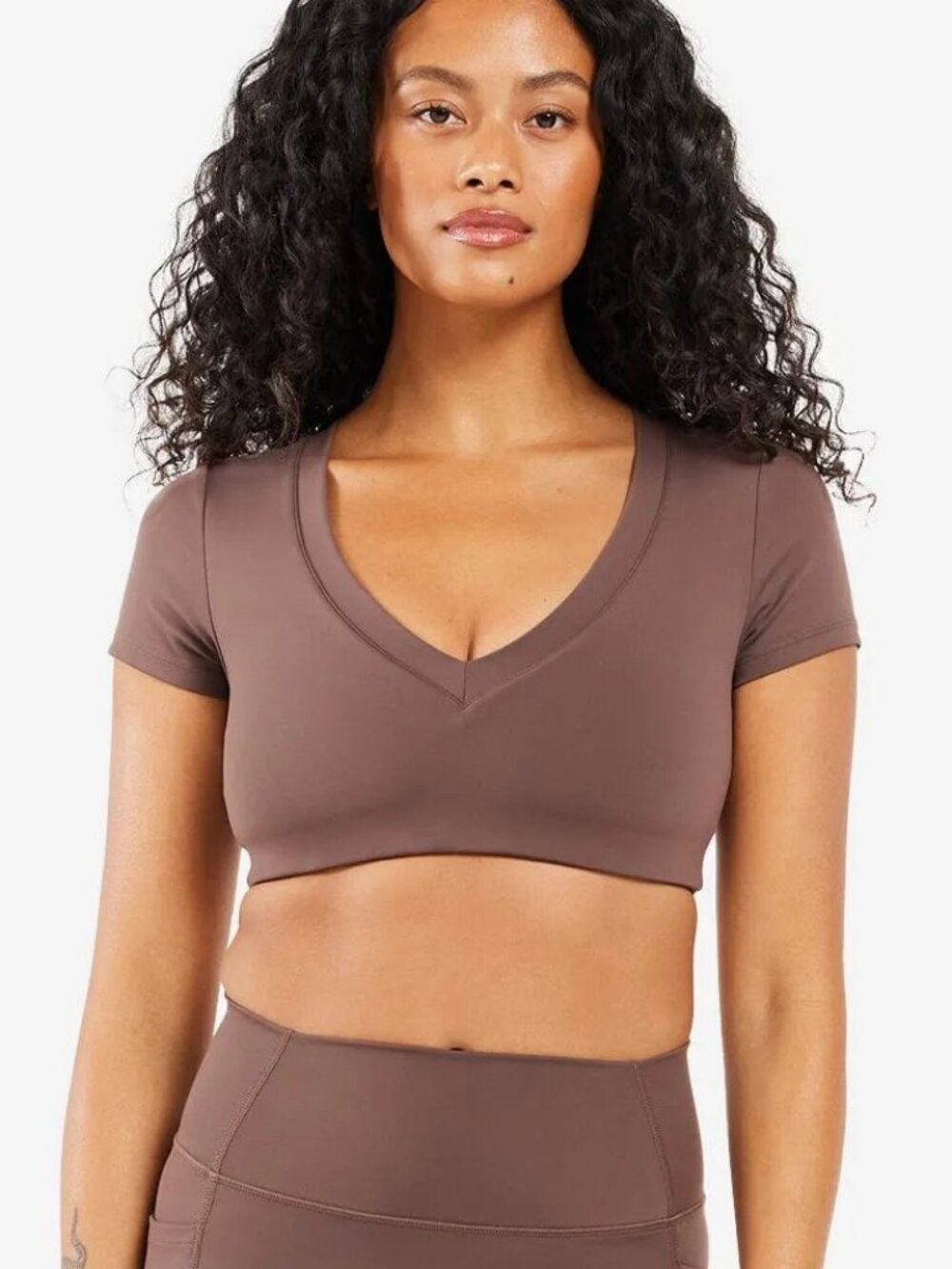 Crop Shop Boutique Activeluxe River Crop - Trail - Size XS
